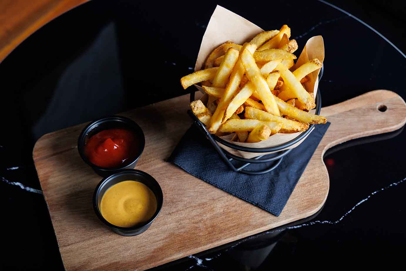 Bites — fries with house sauces